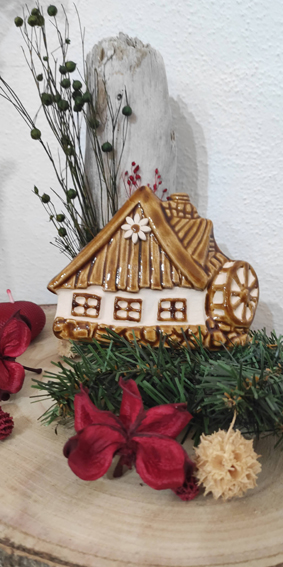 Keramický mlýn hnědý