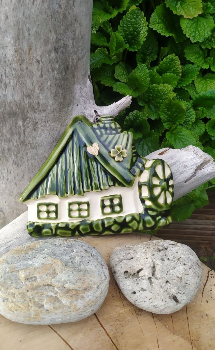Keramický mlýn zelený