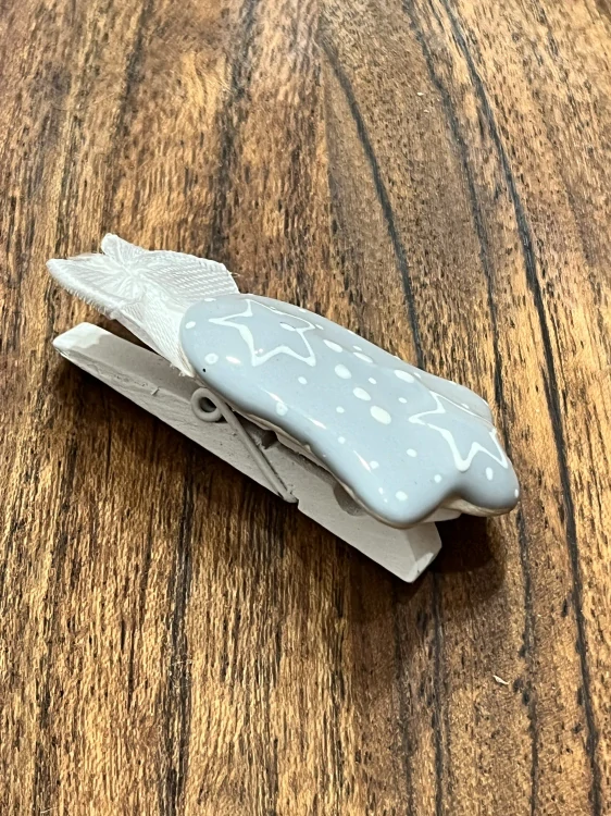 Keramický zvoneček šedý