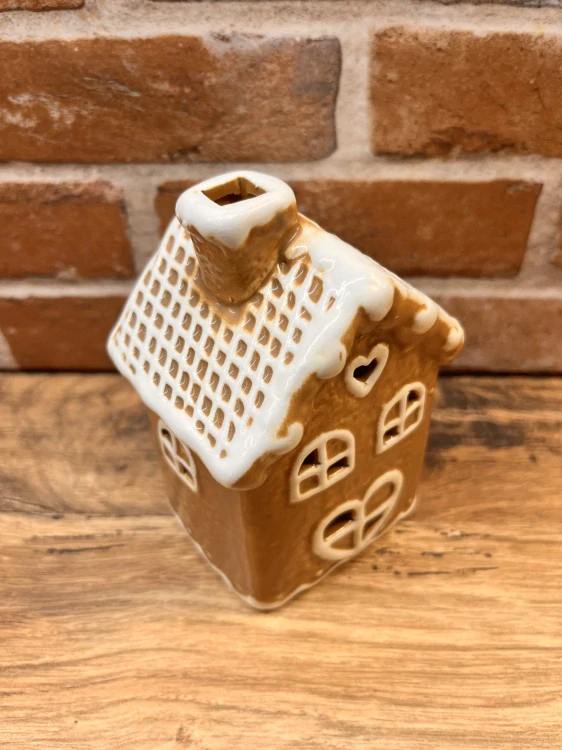 Keramický domek s osvětlením LED