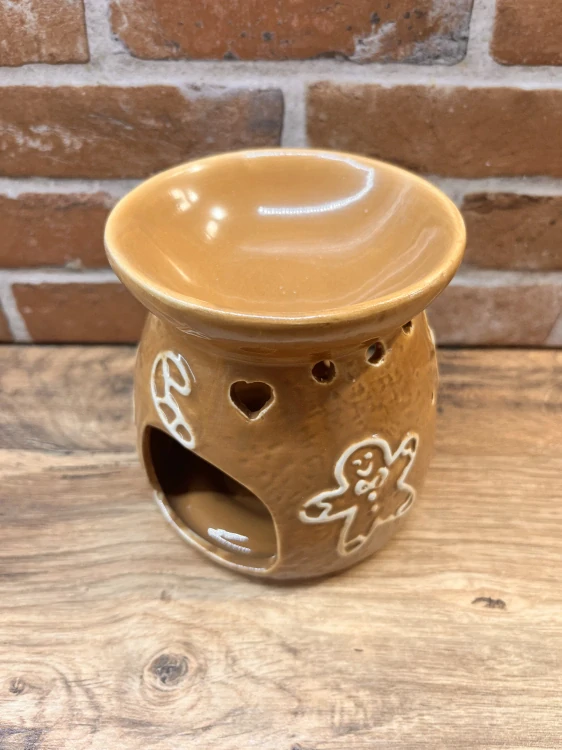 Keramická aroma lampa hnědá