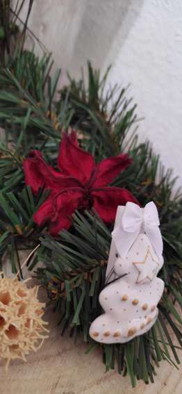 Keramický stromeček bílý