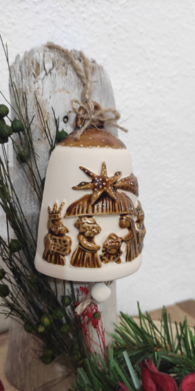 Keramický půlzvoneček