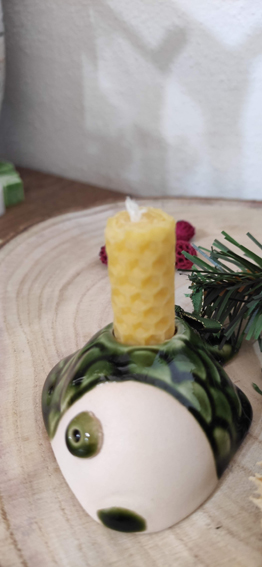 Keramická rybička do talíře se svíčkou