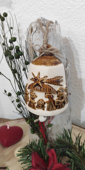 Keramický půlzvoneček