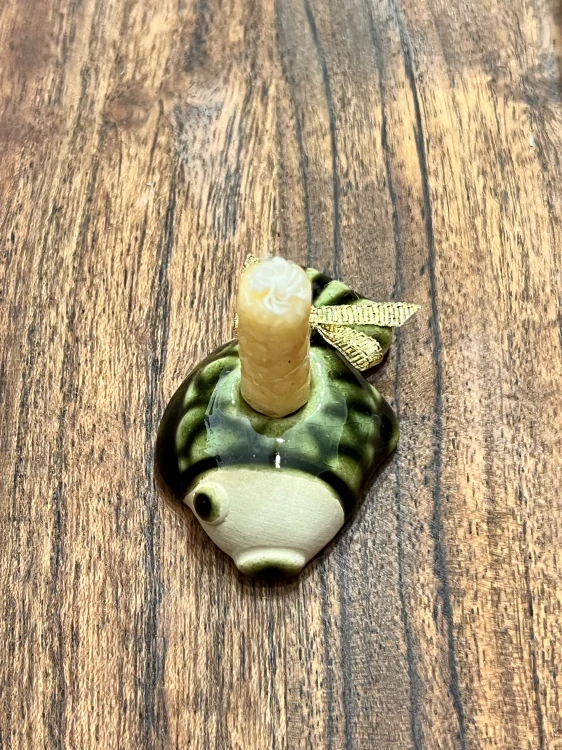 Keramická rybička do talíře se svíčkou