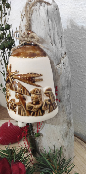 Keramický půlzvoneček