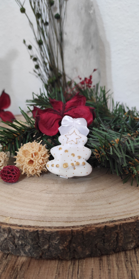 Keramický stromeček bílý