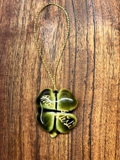 Keramický čtyřlístek "pro štěstí"