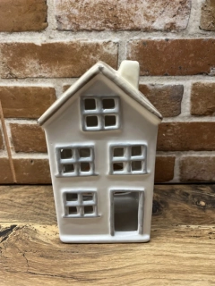 Keramický domeček na čajovou svíčku