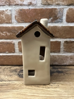 Keramický domeček na čajovou svíčku