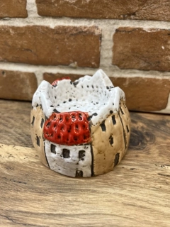 Svícen-mestečko na čajovou svíčku